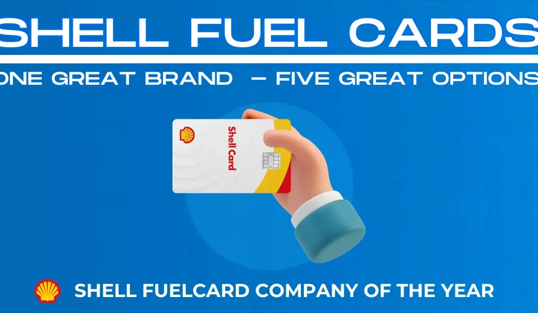 Shell Fuel Card Range from Fleetmaxx Solutions featuring a Shell fuel card and highlighting the range of Shell Fleet, Shell CRT, Shell Hybrid, Shell EV CRT and Shell Recharge solutions available for UK businesses.
