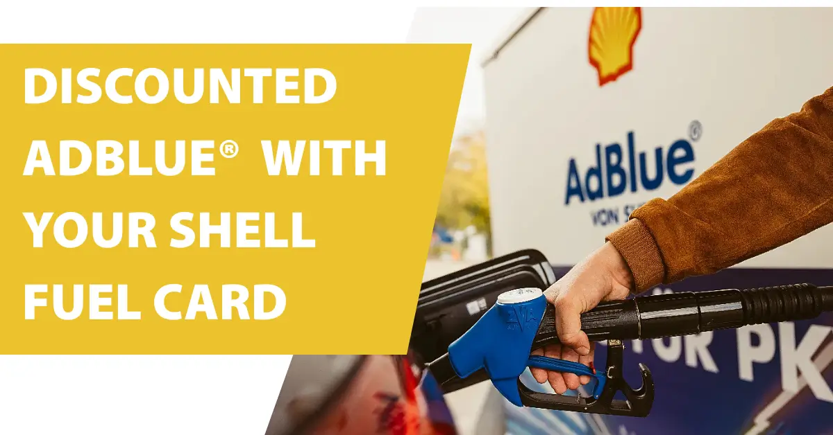 Discounted AdBlue with the Fleetmaxx Shell CRT Fuel Card