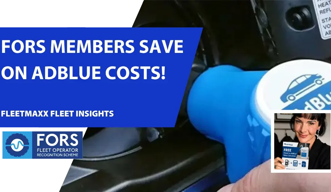 Save money on FORS AdBlue® with FleetBlue from Fleetmaxx Solutions. Access discounted AdBlue®, a free AdBlue Diesel Ratio Calculator and expert FORS compliance support.