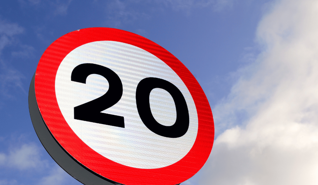 20mph zones, low traffic neighborhoods,