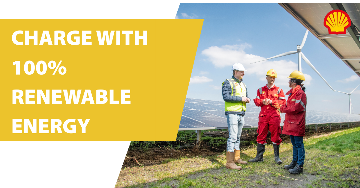 Shell Recharge card – Charge with 100% renewable energy