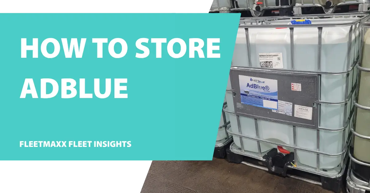 How to store AdBlue
