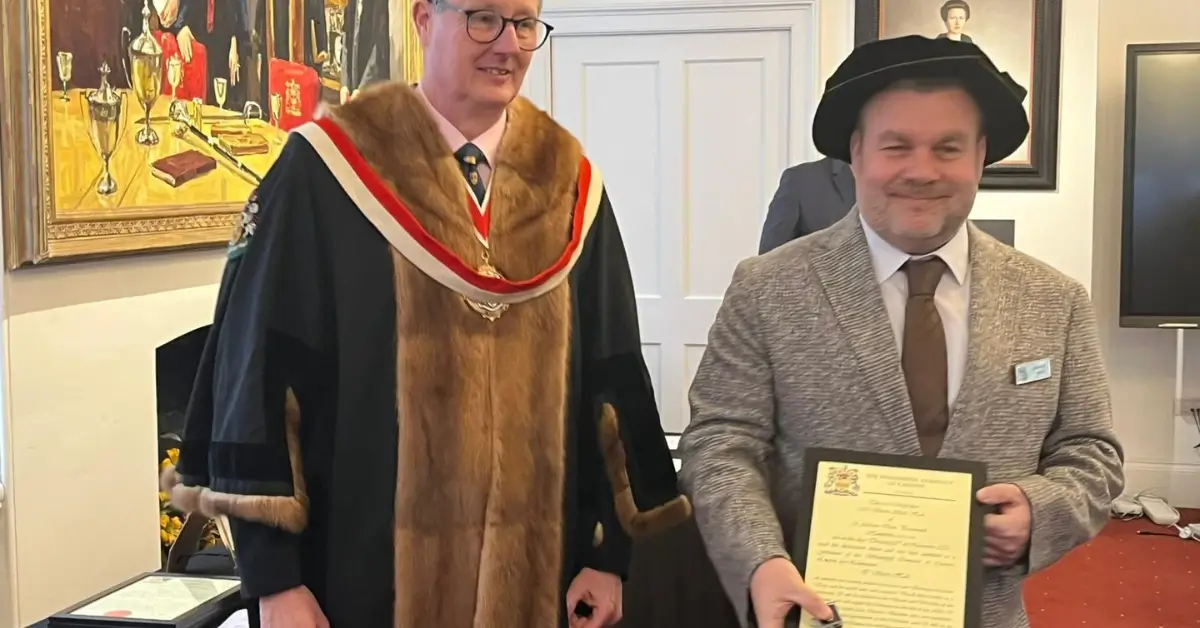 Freeman of The Worshipful Company of Carmen: Steve Hale: