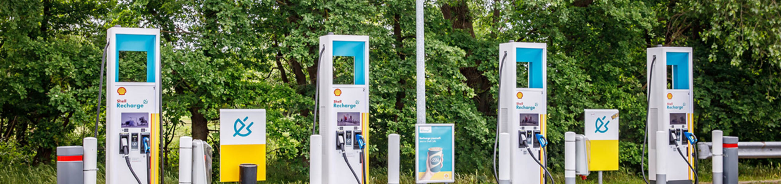 Charge with 100% renewable energy; Shell recharge