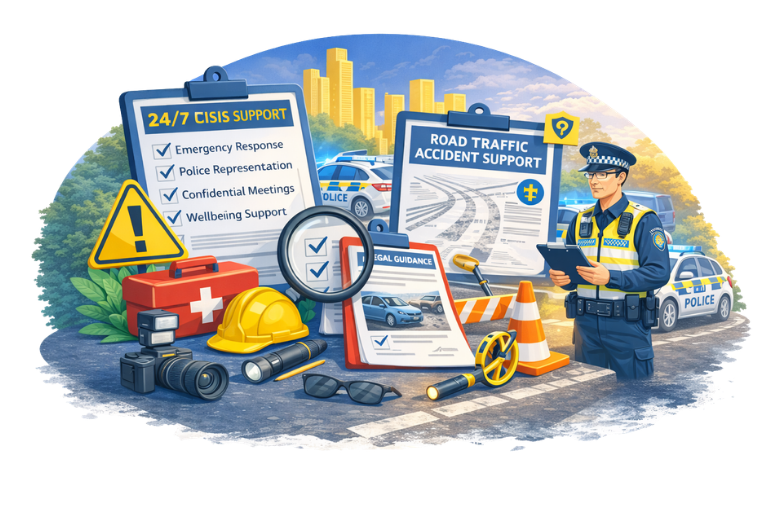 road traffic accident support