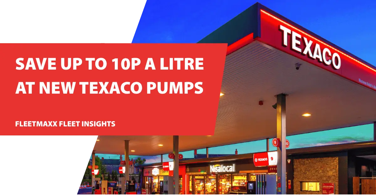 Texaco card network updates; April 2026