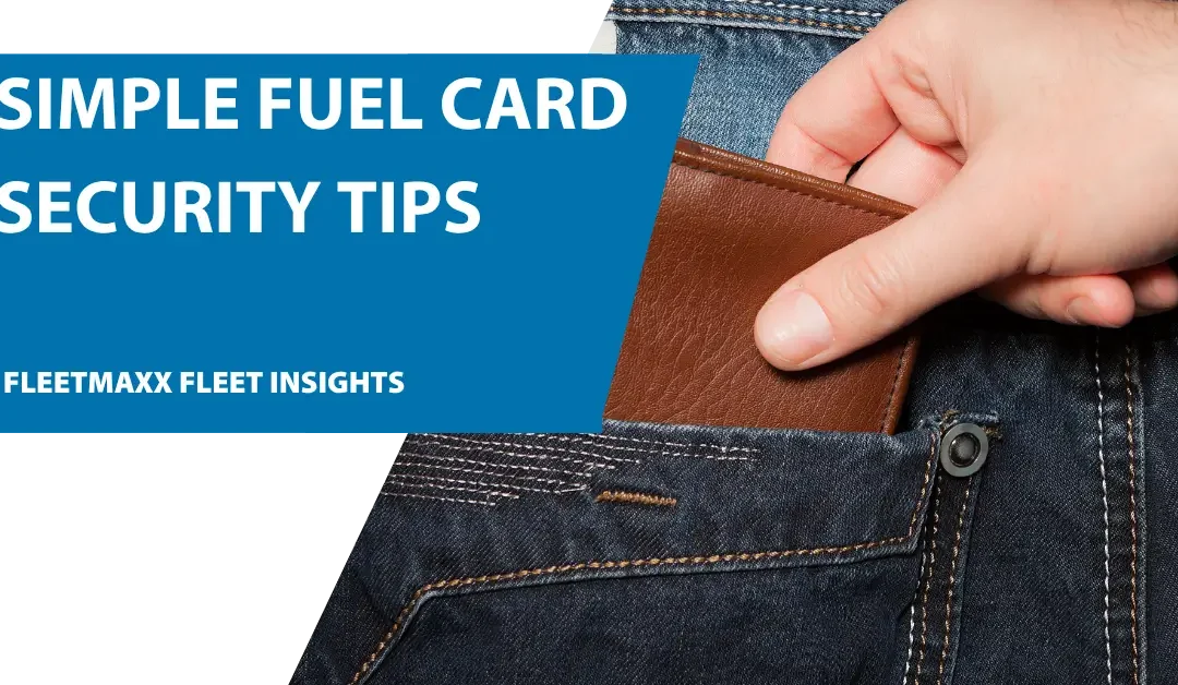 Fuel Card Security Tips: Person securing a wallet in their pocket, representing fuel card security, fraud prevention, and protecting business fuel spending.