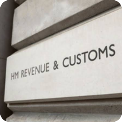 Fuel Card VAT Reclaim: HM Revenue & Customs sign representing VAT reclaim, fuel card invoices, and business fuel record compliance.