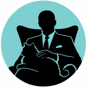Bond-style villain stroking a cat, representing Fleetmaxx fuel card invoices with transparent pricing and no hidden extras.