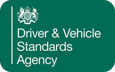 Driver and Vehicle Standards Agency logo for DVSA roadside checks