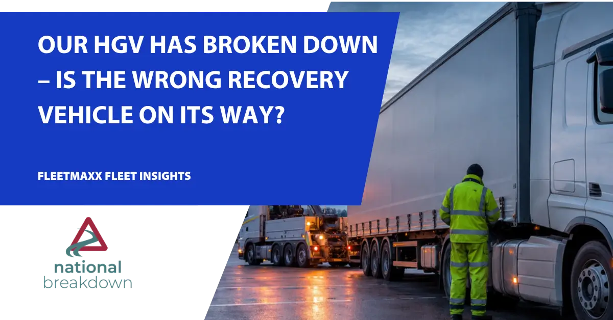 An HGV breakdown is not just a bigger van breakdown – here is why