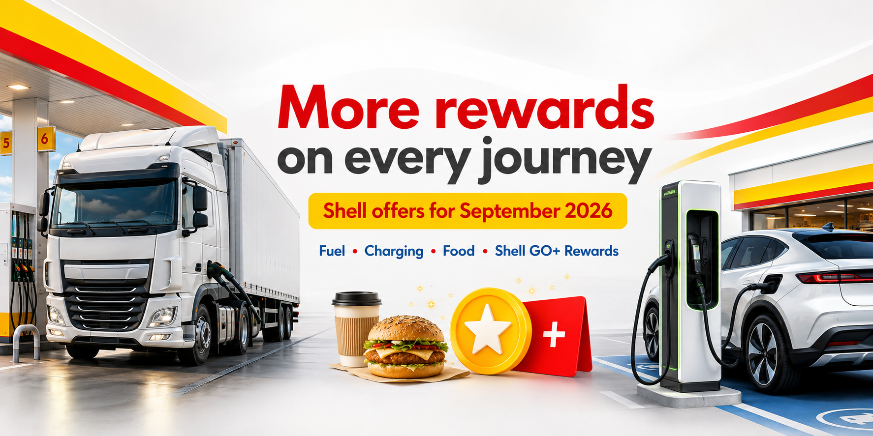 Shell rewards and lower EV charging rates are here this September