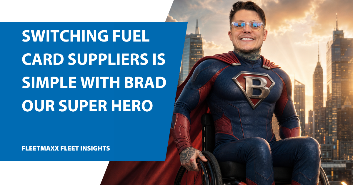 A brilliant fuel card customer testimonial for our own superhero, Brad Johnson