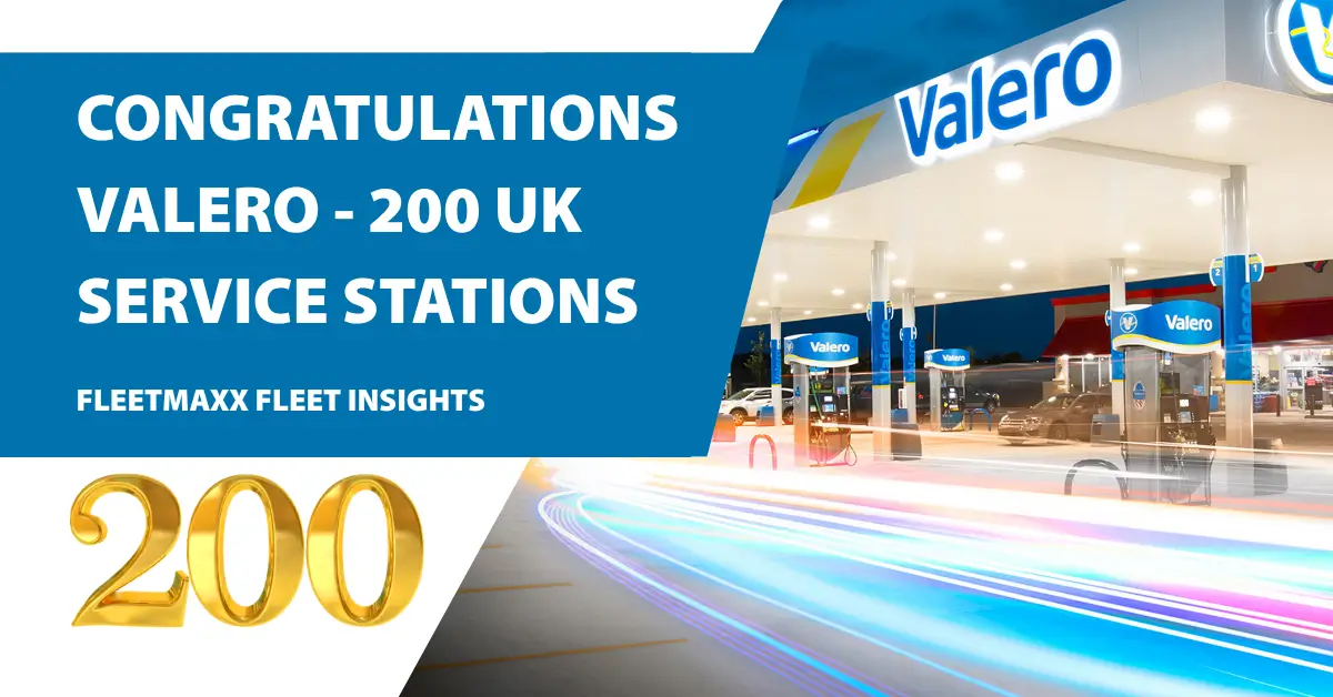 Valero 200 stations and counting: congratulations on a fantastic UK milestone
